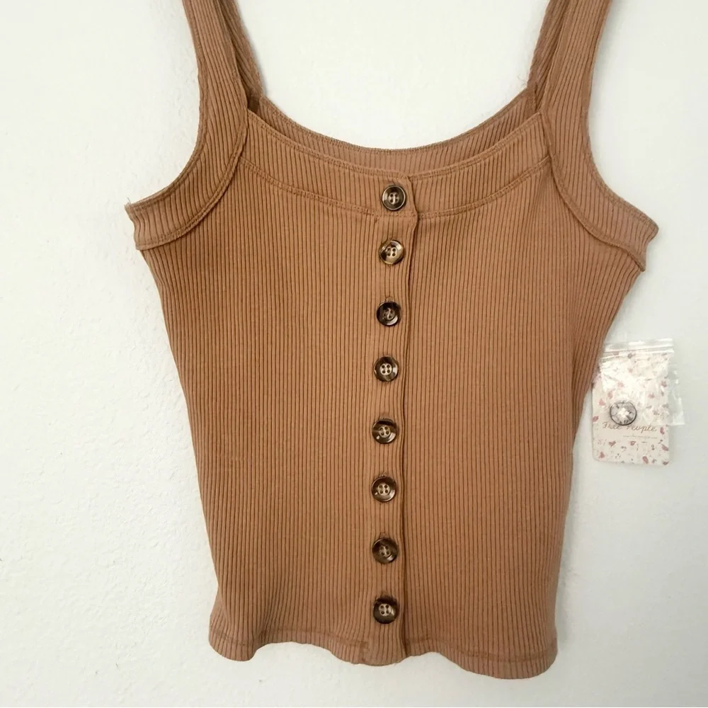 Bridgette Tank in Nude FREE PEOPLE size M